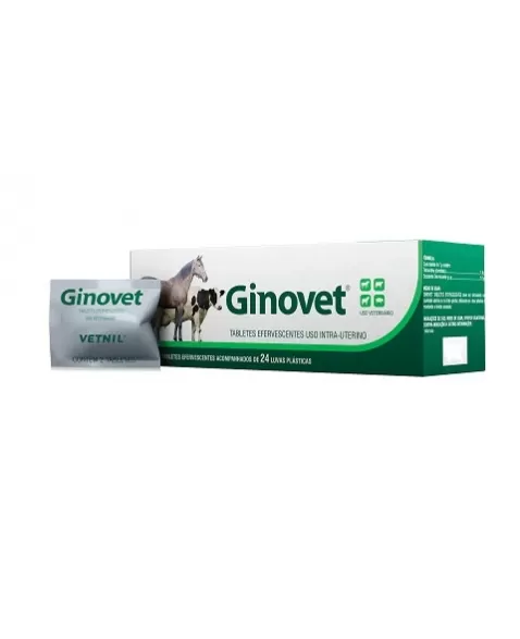 GINOVET (CX C/ 24 SACHET C/ 2 TAB)