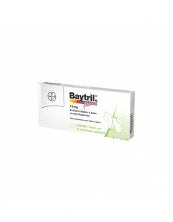 BAYTRIL FLAVOUR - 15 MG 1BLX10CPR