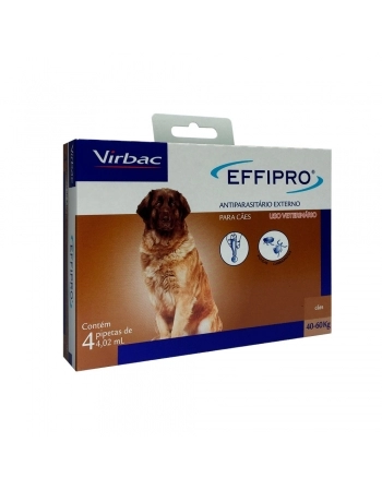 EFFIPRO CÃES 40-60 KG - CX C/ 4 PIPETAS