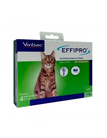 EFFIPRO GATOS - CX C/ 4 PIPETAS