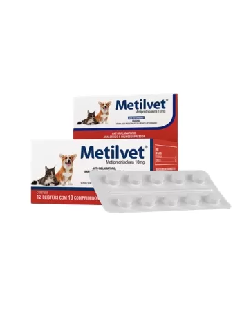 METILVET 10MG 120 COMP