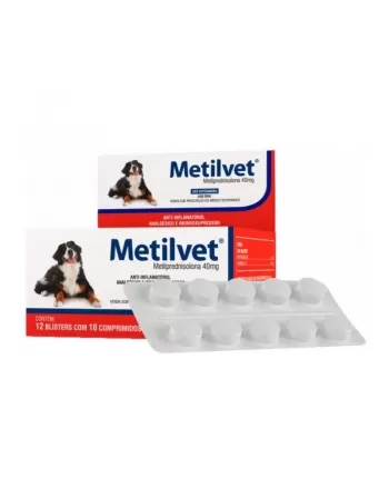 METILVET 40MG 10 COMP