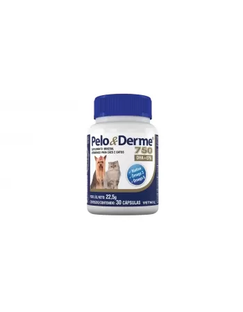 PELO E DERME 750MG DHA+EPA 30CAP