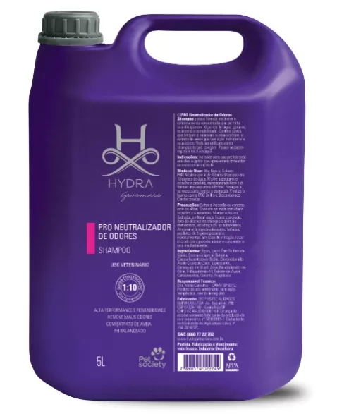 HYDRA GROOMERS PRO SHAMPOO NEUTRALIZADOR DE ODORES 5LT