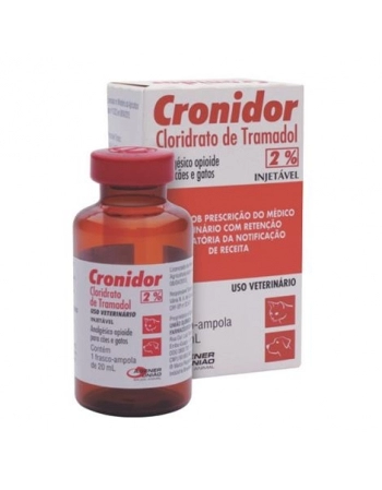 CRONIDOR 2% INJETAVEL X 20ML IN35 2017**