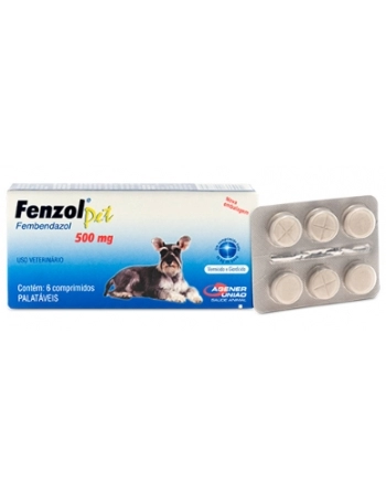 FENZOL PET 500MG COM X 6