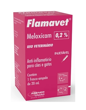 FLAMAVET SOLUCAO INJ 2MG/ML X 20ML