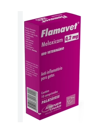 FLAMAVET GATOS 0.2MG COMP X 10