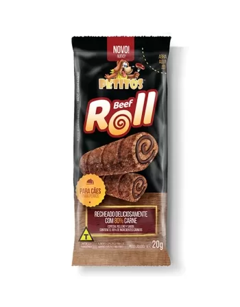 DISPLAY PETITOS BEFF ROLL 20G