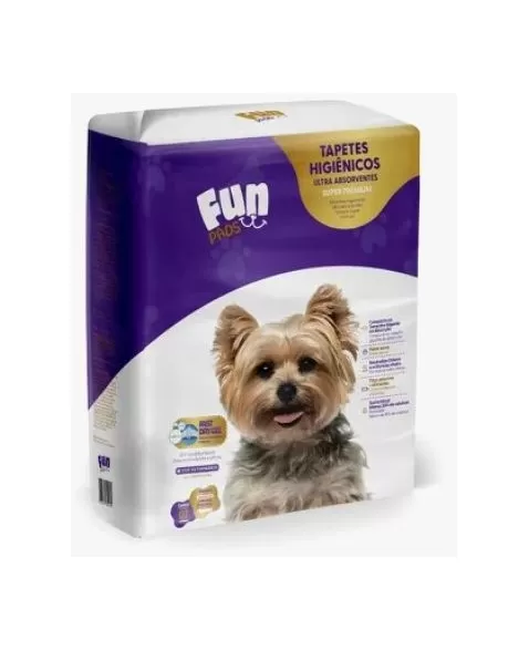 TAPETE HIGIENICO FUN PADS 80X60 - COM 7 UNIDADES