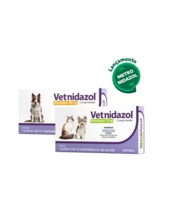 VETNIDAZOL 300MG 10COMP