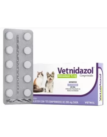 VETNIDAZOL 75MG 10COMP