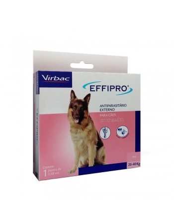 EFFIPRO CAES 20-40 KG - CX C/ 1 PIPETA